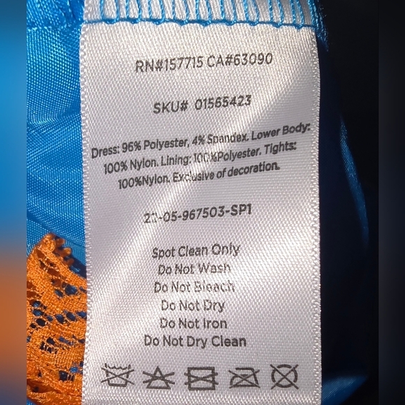 SPIRIT Baby Sweet Skeleton Day of the Dead Halloween Costume 12-18 M 12 18 Month - Picture 11 of 14